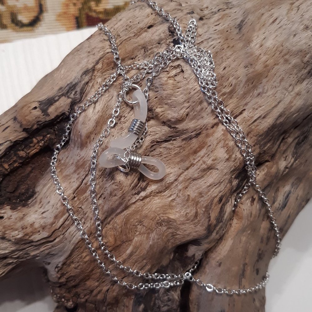 COPY - Silver Eyeglass Chain Lanyard 28.75"